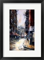 Doyers Street at Pell, rain Fine Art Print