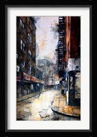 Doyers Street at Pell, rain Fine Art Print