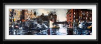 West 27th Street and 10th Avenue, rain Fine Art Print