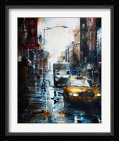 39 Mott Street, rain Fine Art Print