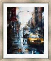 39 Mott Street, rain Fine Art Print