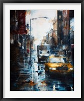 39 Mott Street, rain Fine Art Print