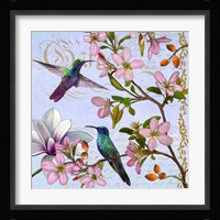 Hummingbird Botanical Fine Art Print