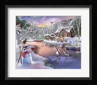Winter Cabin 2 Fine Art Print