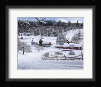 Winter in Vermont Framed Print