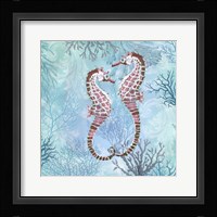 Marine Love Seahorses Fine Art Print