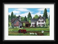 Ducks N' Chickens Fine Art Print
