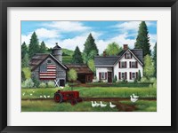 Ducks N' Chickens Fine Art Print