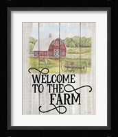 Farm Signs A Framed Print