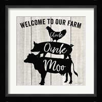 Farm Signs I Framed Print