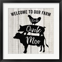 Farm Signs I Framed Print