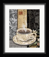 Lion Coffee C Framed Print