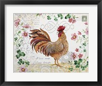 Seasonal Rooster 3 Framed Print