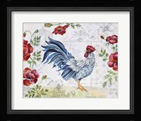 Seasonal Rooster 7 Framed Print