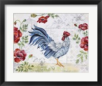 Seasonal Rooster 7 Framed Print