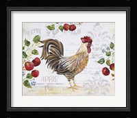 Seasonal Rooster 10 Framed Print