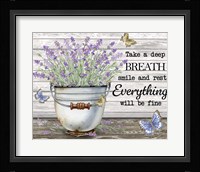 Bouquets of Inspiration A Framed Print