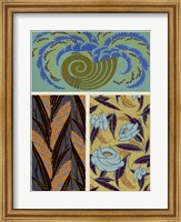 Art Deco Florals VI Fine Art Print