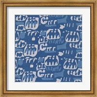 Blue Batik I Fine Art Print