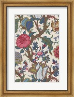 Vintage Jacobean Floral II Fine Art Print