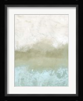 Soft Sea Green Composition II Framed Print