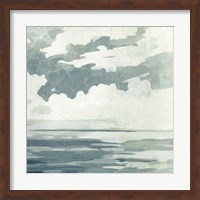 Textured Blue Seascape I Fine Art Print