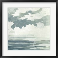 Textured Blue Seascape I Fine Art Print