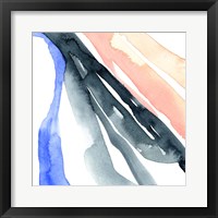 Watercolor Ribbon I Framed Print