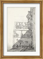 European Building Sketch I Fine Art Print