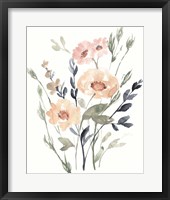 Peach & Paynes Bouquet I Fine Art Print
