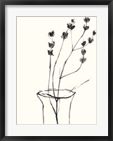 Naive Flower Sketch III Fine Art Print