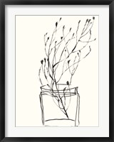 Naive Flower Sketch V Fine Art Print