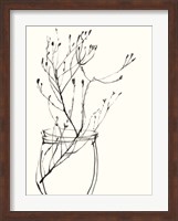 Naive Flower Sketch VI Fine Art Print