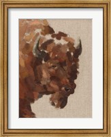 Tiled Bison I Fine Art Print
