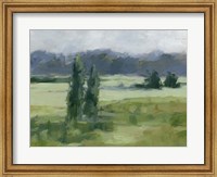 Misty Green Valley I Fine Art Print