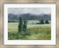 Misty Green Valley I Fine Art Print