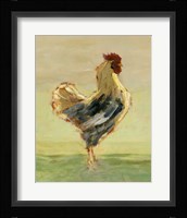 Sunlit Rooster I Framed Print