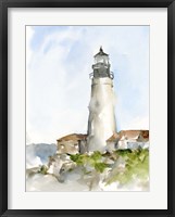 Plein Air Lighthouse Study II Framed Print