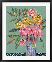 Bright Colored Bouquet II Framed Print
