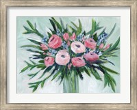 Pink Rosette Bouquet II Fine Art Print