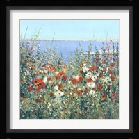 Seaside Garden I Framed Print