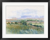 Hilltop Vista II Framed Print