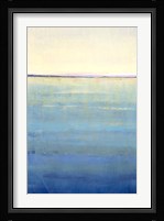Ocean Blue Horizon I Framed Print