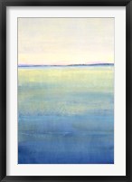 Ocean Blue Horizon II Framed Print