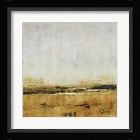 Gold Horizon I Framed Print