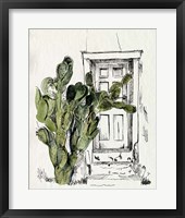 Cactus Door I Framed Print