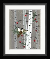 Birch Birds II Framed Print