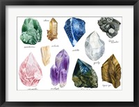 Healing Crystals III Fine Art Print