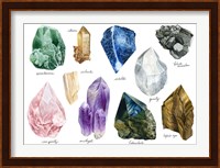 Healing Crystals III Fine Art Print