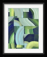 Oceanic Patchwork II Framed Print